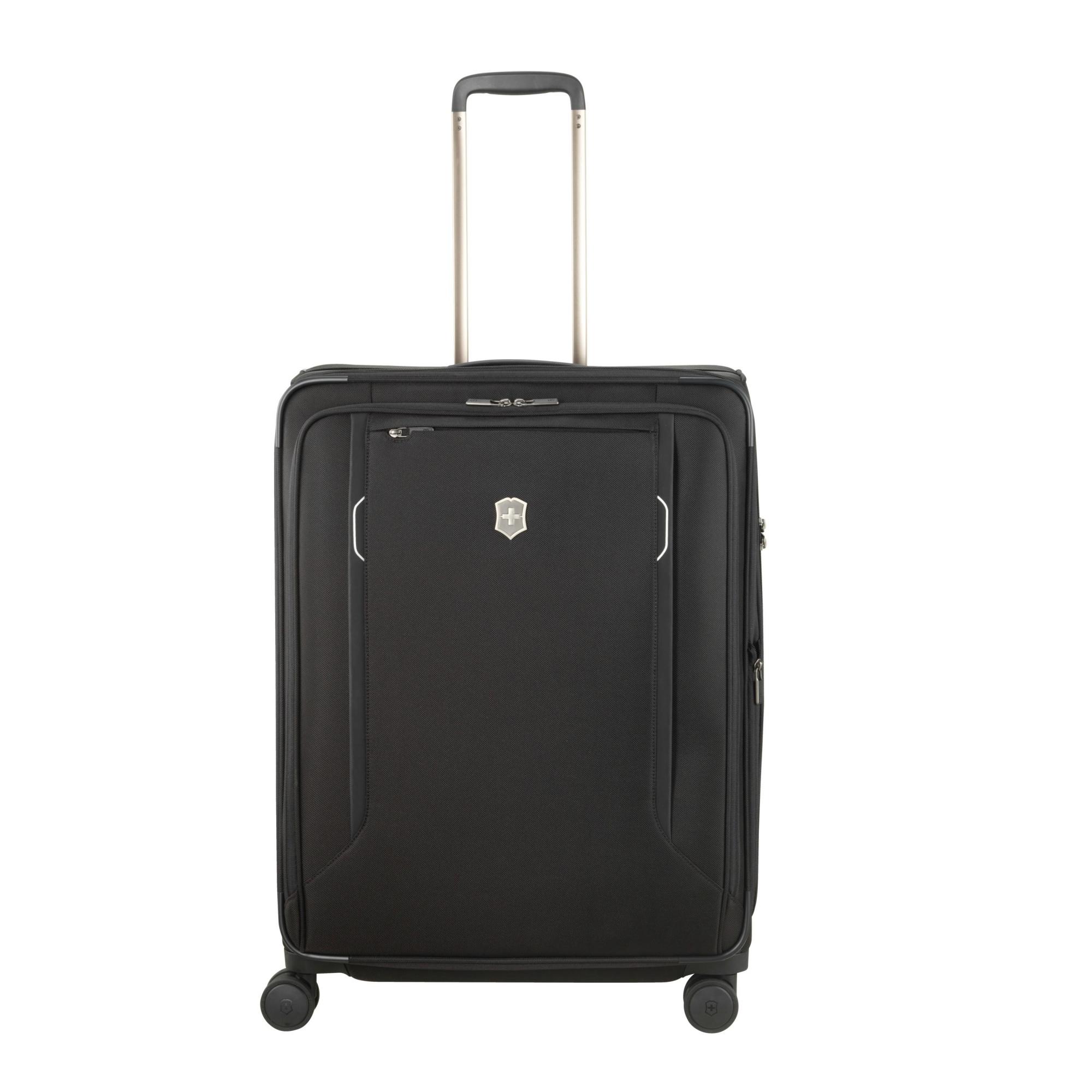 Victorinox Werks Traveler 6.0 Large Upright Luggage - Durable Expandable Suitcase with Spinner Wheels for Business Travel & Vacation - Perfect for Airplane Carry-On & Checked Baggage