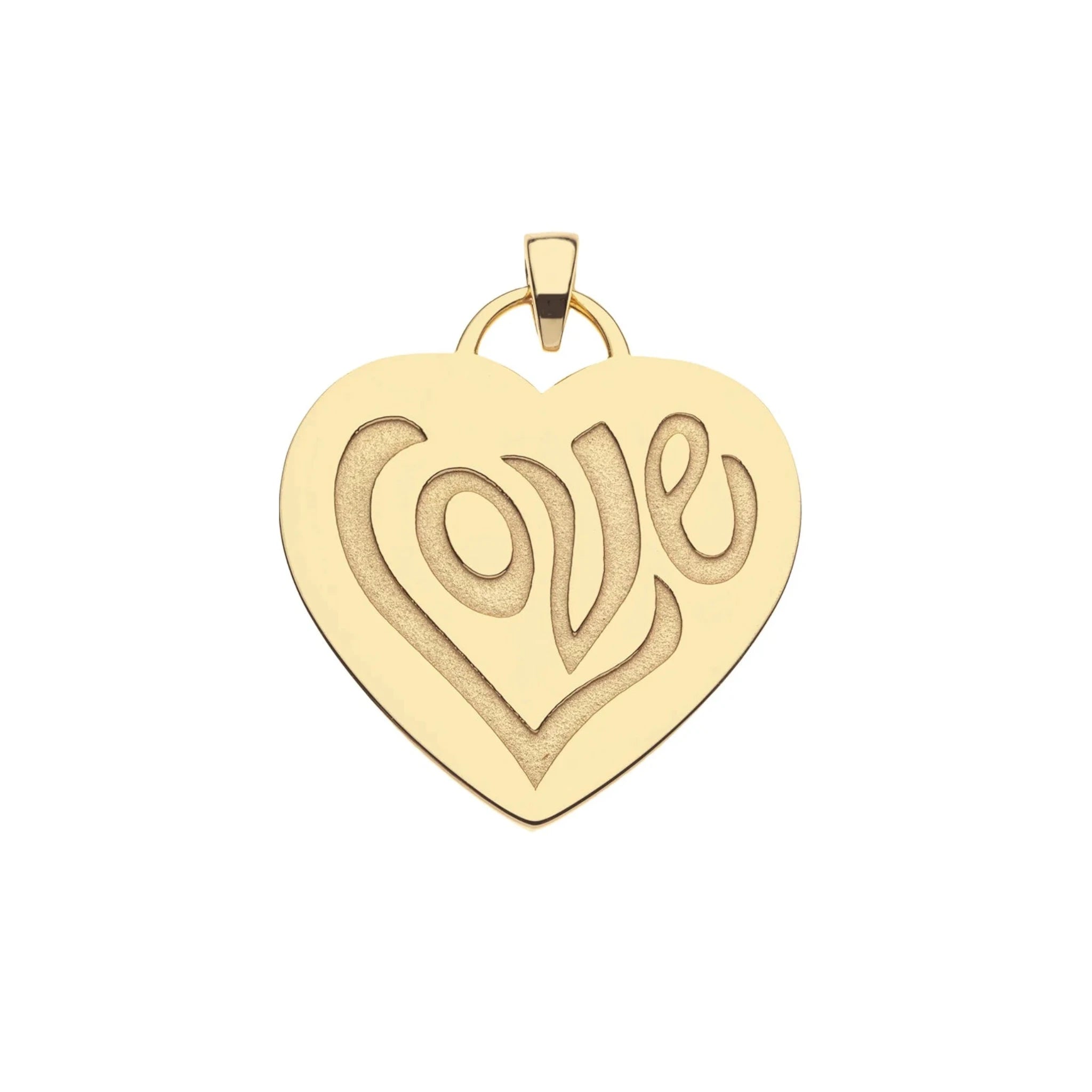 Jane Win Never Enough LOVE Heart Pendant Necklace - Sterling Silver Dainty Jewelry for Women - Perfect Gift for Valentine's Day, Anniversary & Romantic Occasions