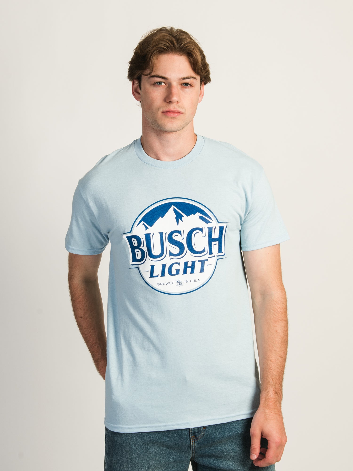 Busch Light Beer T-Shirt - Comfortable Casual Graphic Tee for Men & Women - Perfect for Parties, Bar Hopping & Beer Lovers