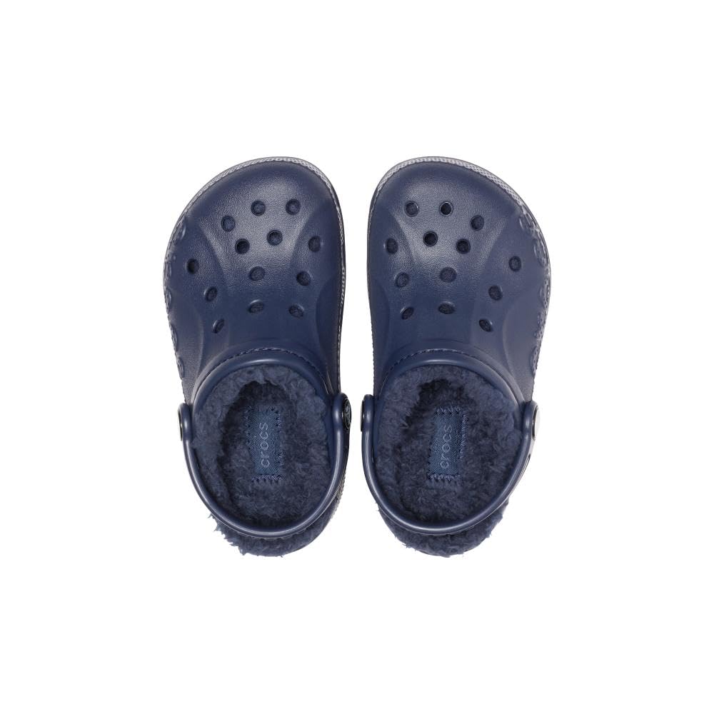Crocs Unisex Kids Baya Lined Clogs - Warm & Comfortable Winter Shoes for Boys & Girls - Perfect for Indoor & Outdoor Play, School, and Cold Weather Activities