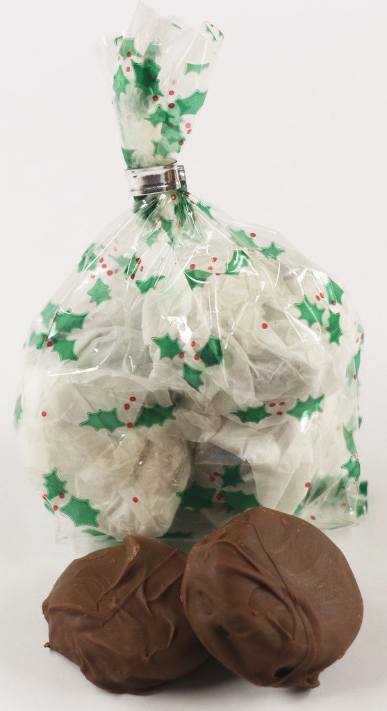 Scott's Cakes Milk Chocolate Covered Cool Mint Oreos - 8 oz Resealable Holly Bag - Perfect for Gifts, Parties & Holiday Treats