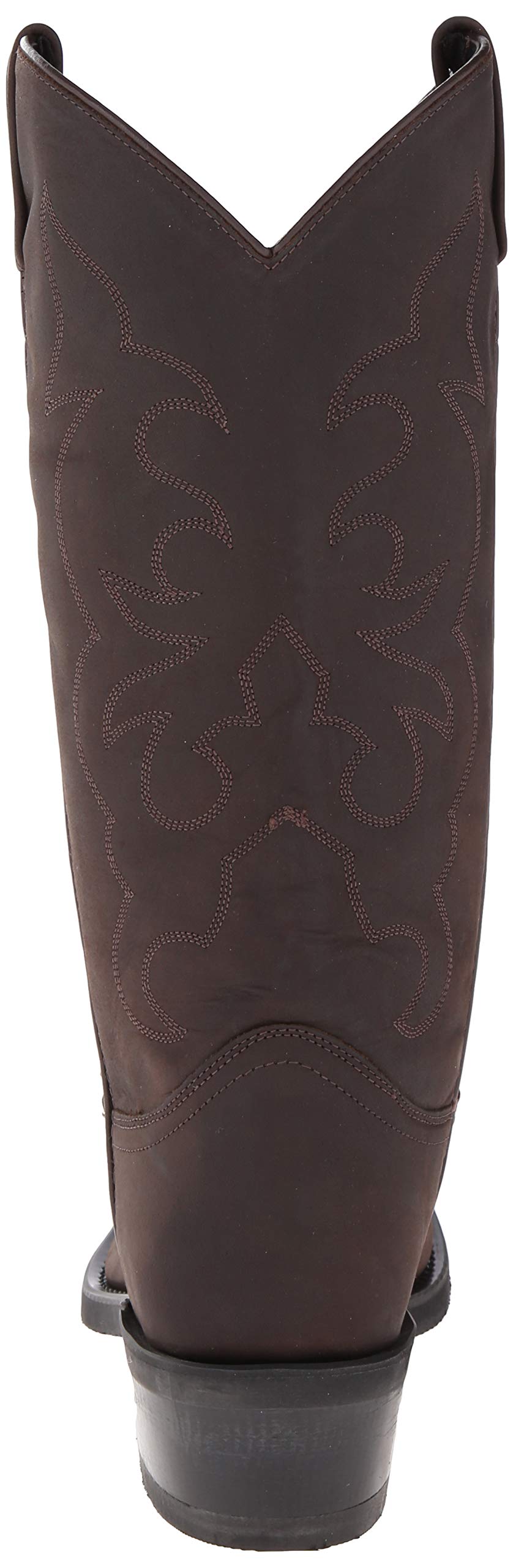 Old West Boots for Men - Stitched Cushioned Round Toe Cowboy Western Boots - Comfortable & Durable for Rodeo, Country Dancing & Western Fashion