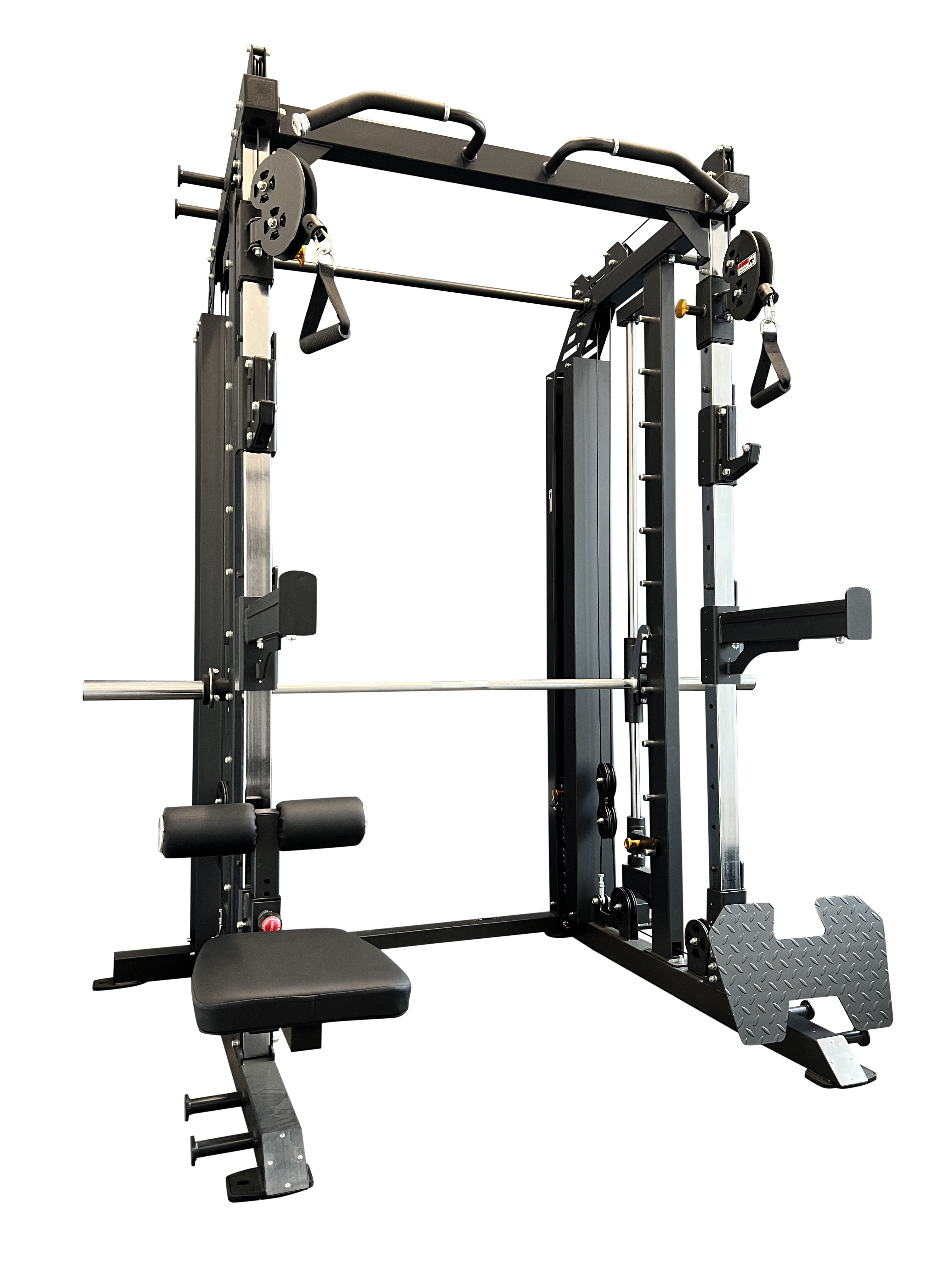 Smith Functional Trainer - Premium Home Gym Equipment for Full-Body Workouts | Strength Training & Fitness | Perfect for Home, Garage, or Small Spaces