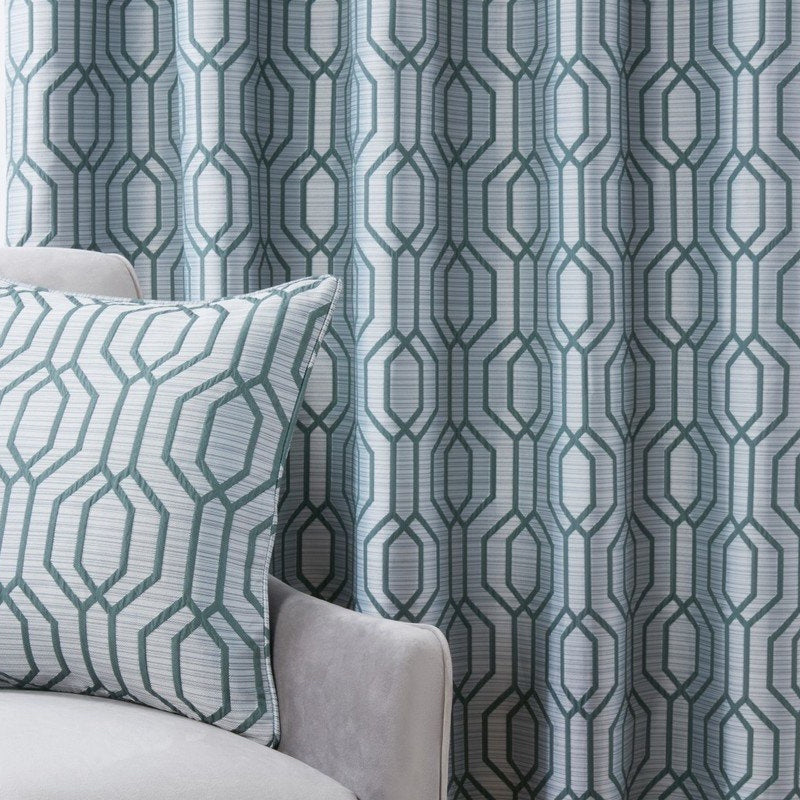 Blackout Eyelet Curtains for Bedroom - Dakota Green Thermal Insulated Window Drapes, Noise Reducing & Light Blocking Curtain Panels for Living Room, Nursery & Home Theater