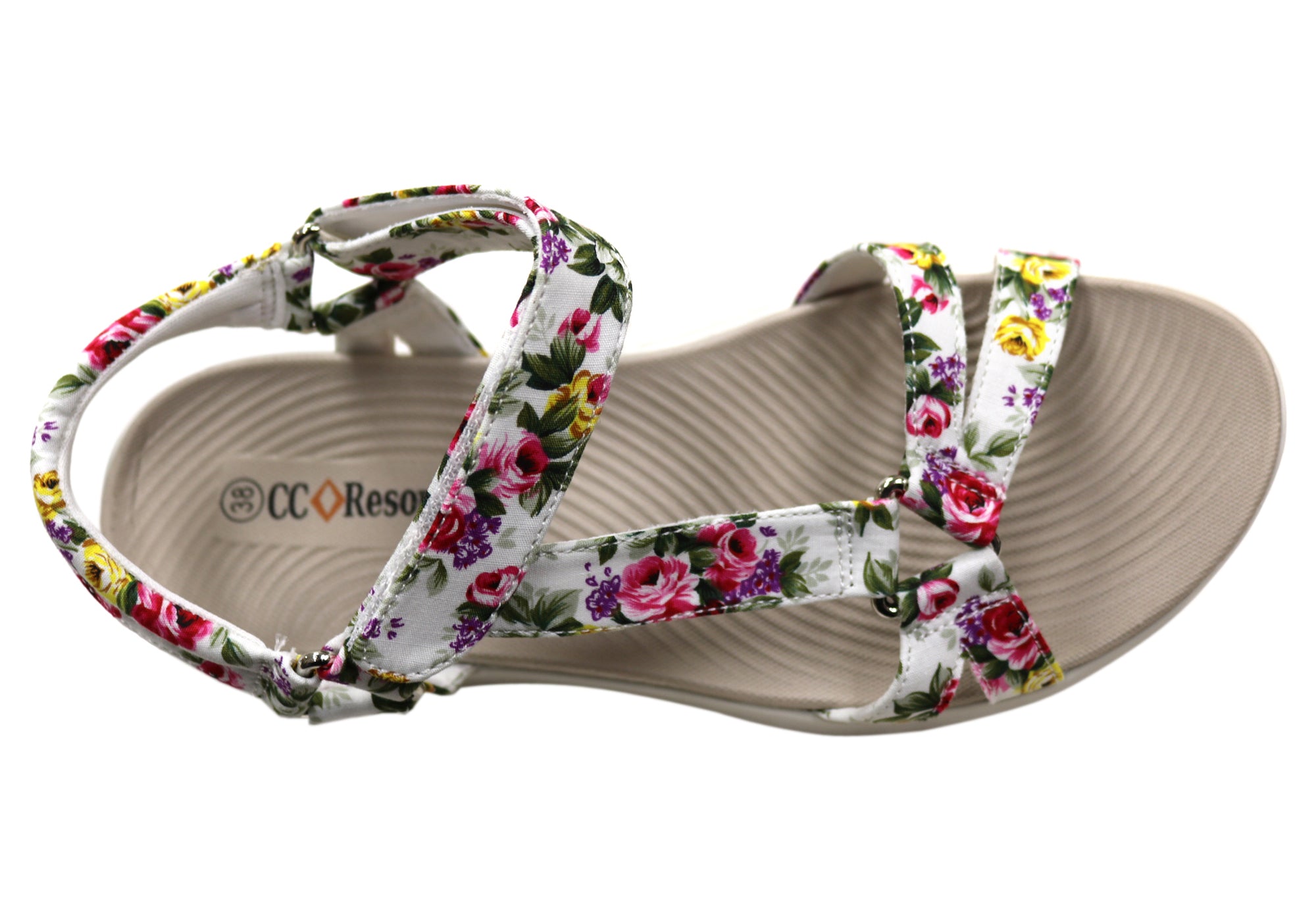 CC Resorts Women's Comfortable Floss Sandals - Perfect for Beach, Pool, and Summer Vacation Wear