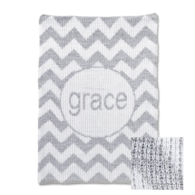 Butterscotch Blankees Metallic Chevron Stroller Blanket - Soft Baby Stroller Cover for Boys & Girls - Perfect for Car Seats, Shopping Trips & Outdoor Adventures