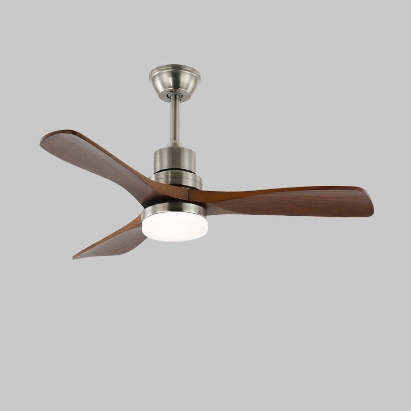 Model A Brushed Nickel & Walnut