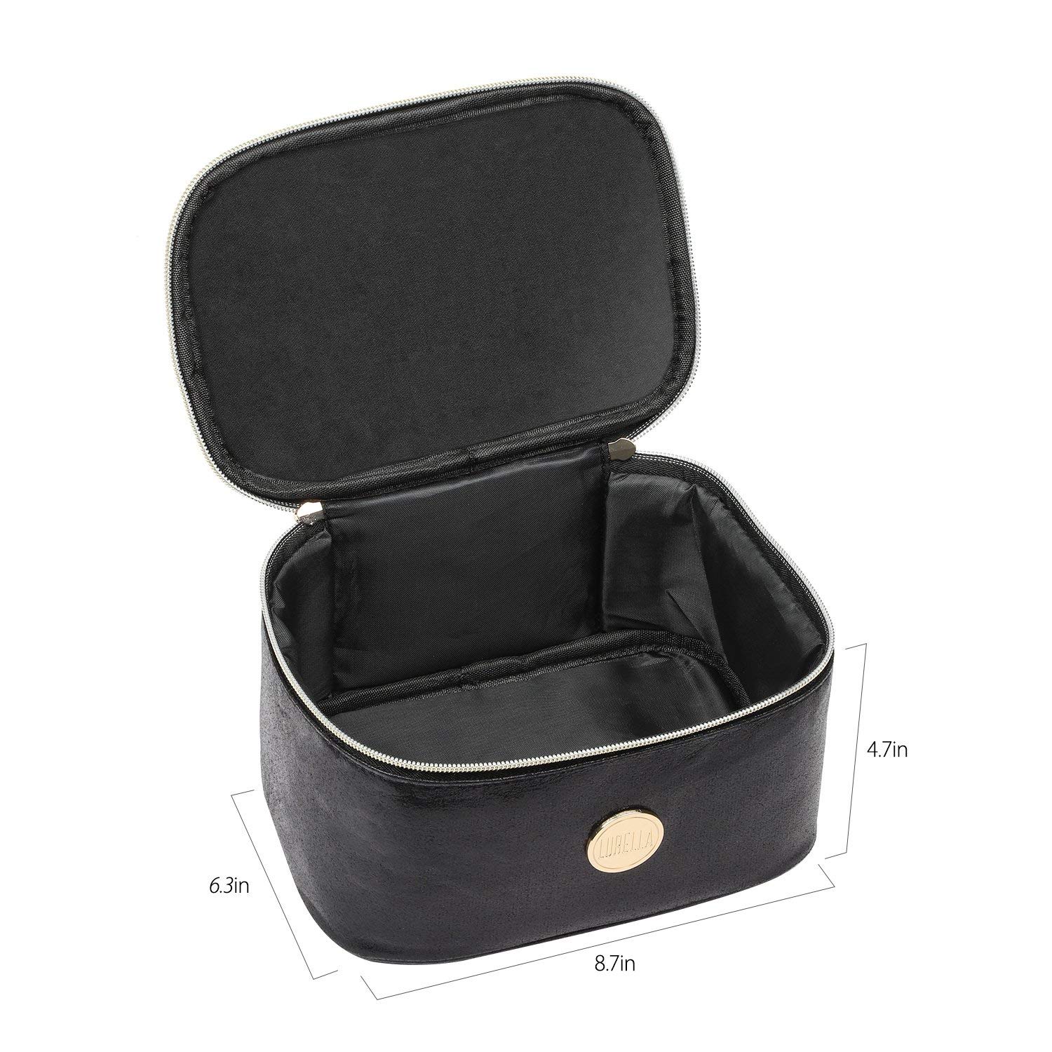 Lurella Cosmetics Travel Bag - Waterproof Makeup Organizer for Women | Perfect for Airplane Carry-on, Gym & Vacation Toiletry Storage