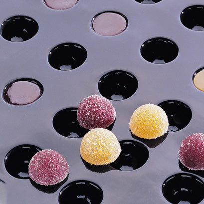 Flexipan FLX01489 Half Sphere Silicone Mold - Set of 48 (1 11/16