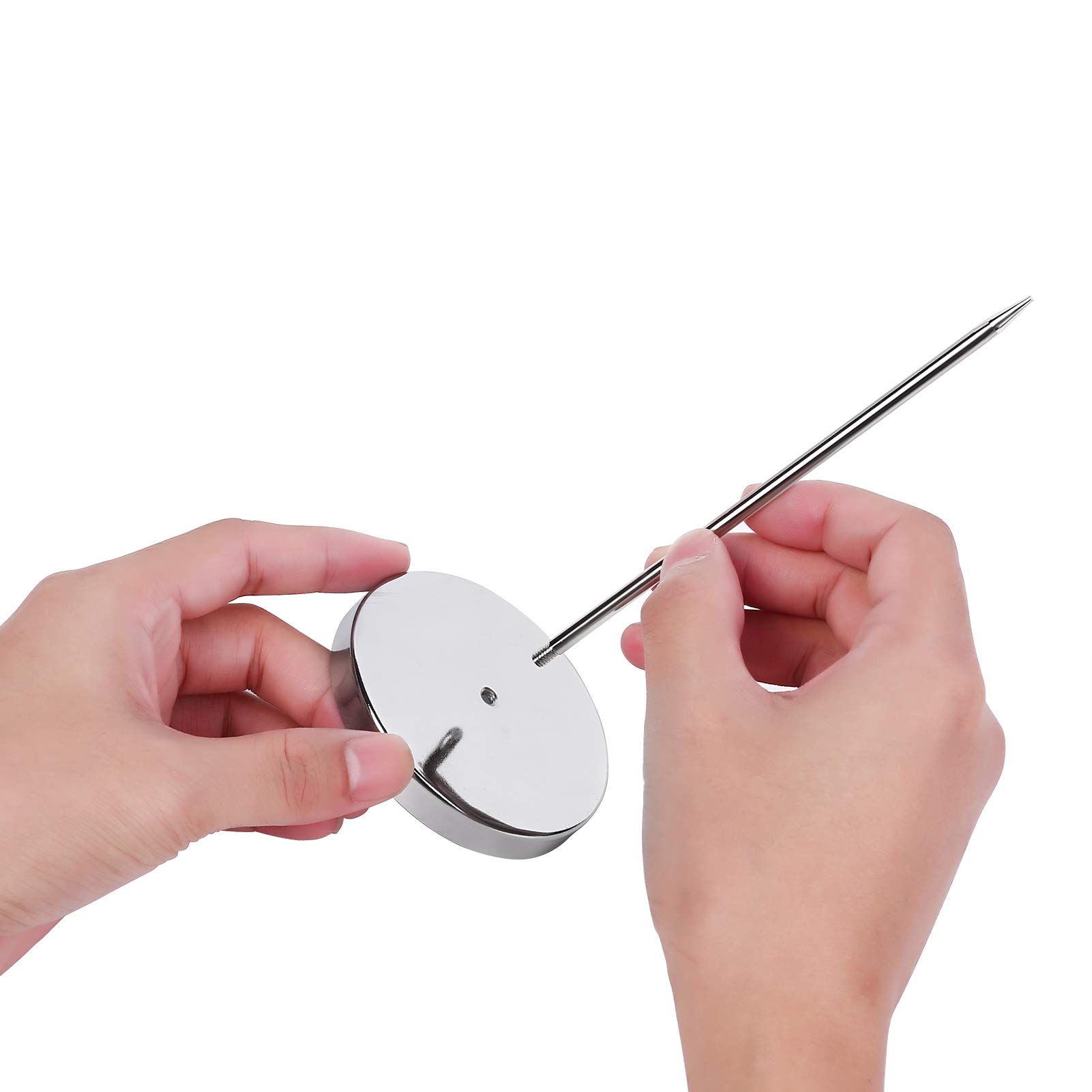 2PCS Stainless Steel Bill Fork & Paper Holder Spike - Durable Check Bill Holder & Memo Organizer for Office, Restaurant, and Home Use