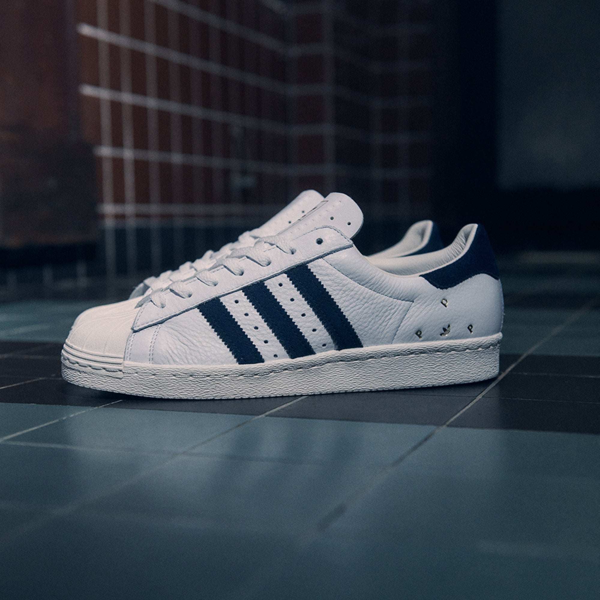 Adidas Pop Trading Company Superstar Shoes IE3408 White/Navy - Classic Sneakers for Men & Women - Perfect for Casual Wear, Street Style & Everyday Comfort