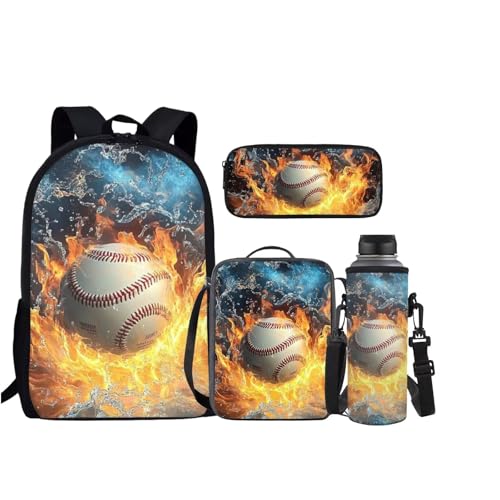 Fire Water Baseball Patternsss