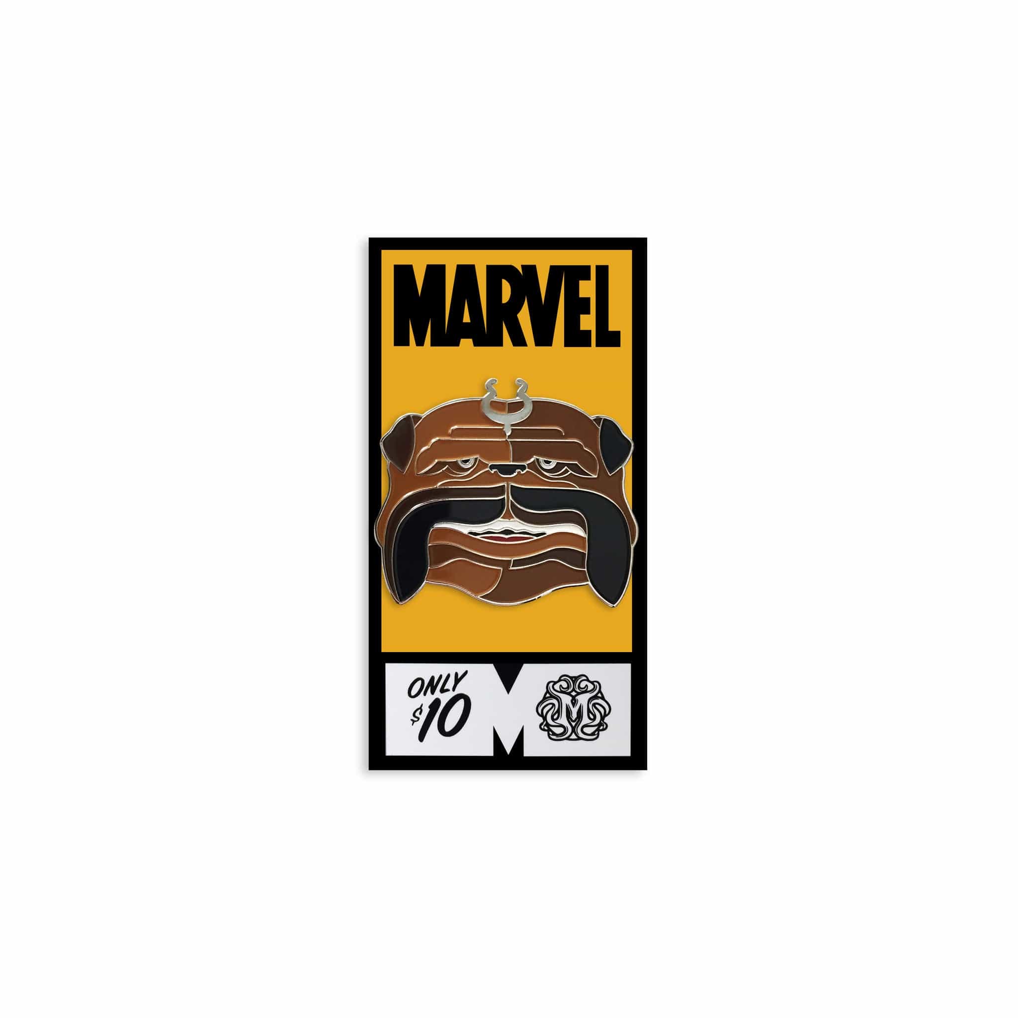 Lockjaw Enamel Pin - Vintage Style Metal Badge for Backpacks, Jackets & Hats - Perfect for Collectors, Gifts & Fashion Accessories