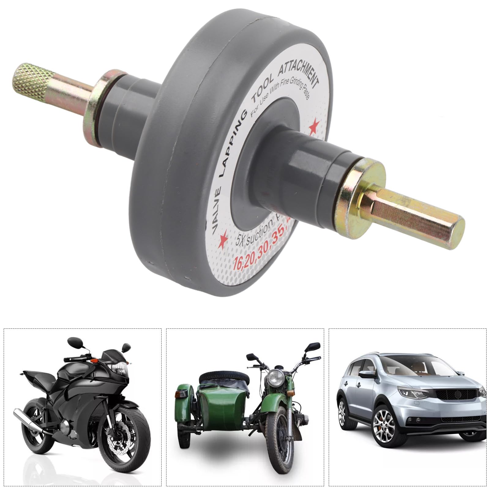 Akozon Universal Valve Lapping Tool Kit - Professional Auto Maintenance & Engine Valve Grinding Set for Small Engines - Perfect for DIY Car Repair, Motorcycle Maintenance & Small Engine Restoration