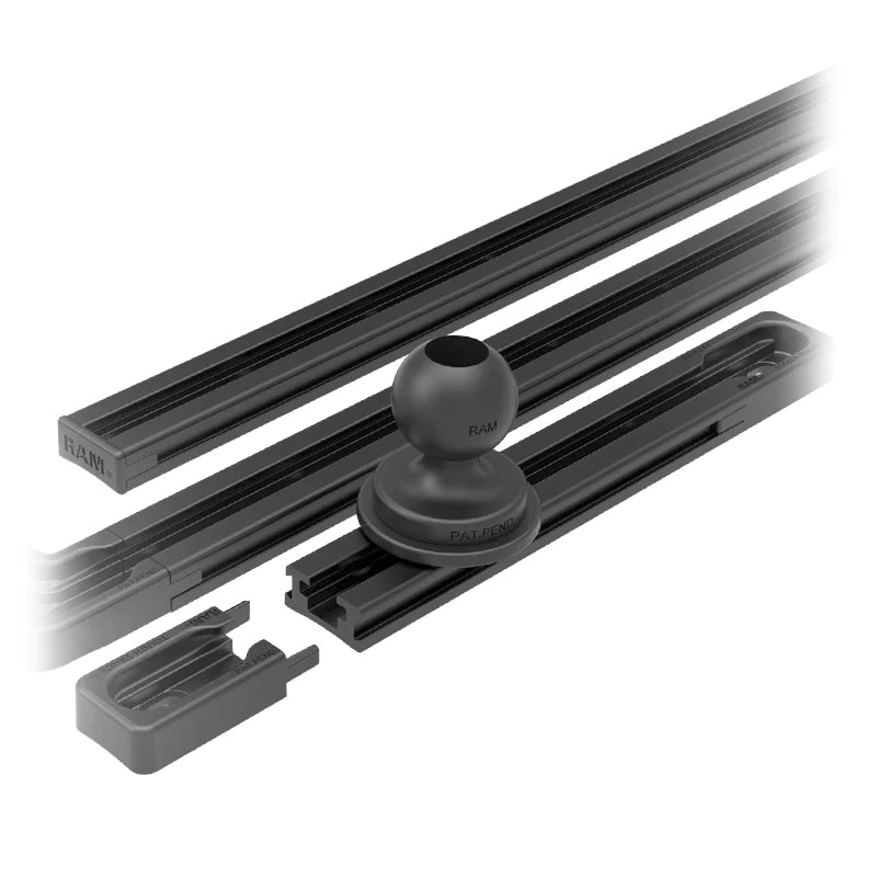 RAM B Size 1 Diameter Track Ball with T-Bolt Attachment (RAP B 354U TRA1) - Heavy-Duty Industrial Track Ball for Machinery, Conveyors & Material Handling Equipment