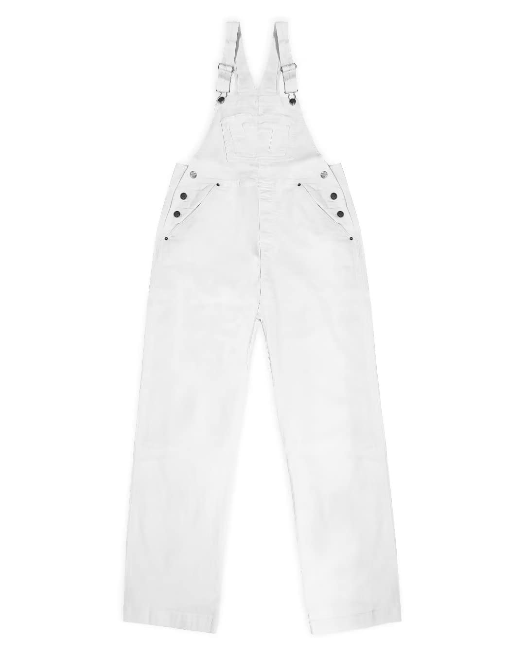 Hybrid & Co Women's Stretchy Denim Jumpsuit Overalls - Comfortable Casual Wear for Everyday, Work & Outdoor Activities