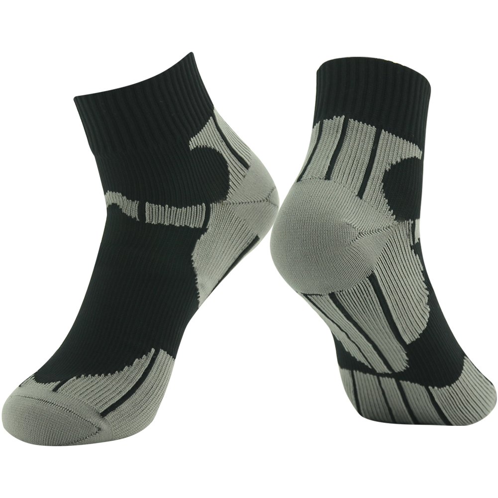 RANDY SUN Waterproof Socks for Men & Women - Breathable Ankle Socks for Cycling, Hunting, Fishing, Running, Hiking & Outdoor Sports - Stay Dry in Wet Conditions (1 Pair)