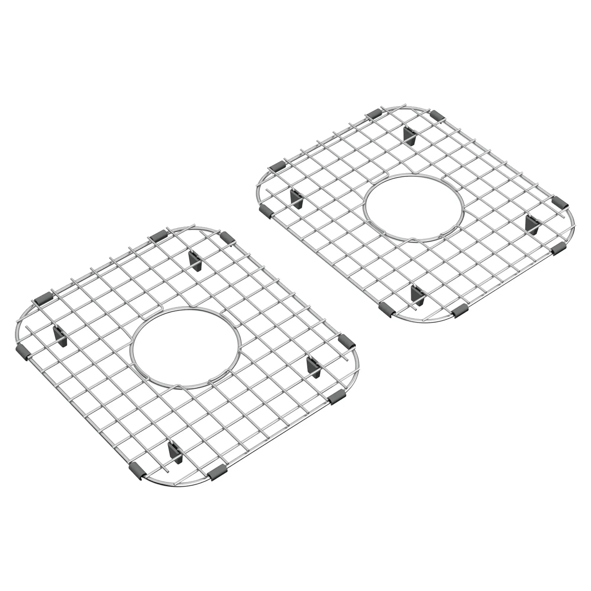 Delancey 33 x 22 Inch Stainless Steel Double Bowl Apron Front Kitchen Sink Grid - Heavy Duty Sink Protector Mat (2 Pack) for Farmhouse & Modern Kitchen Sinks