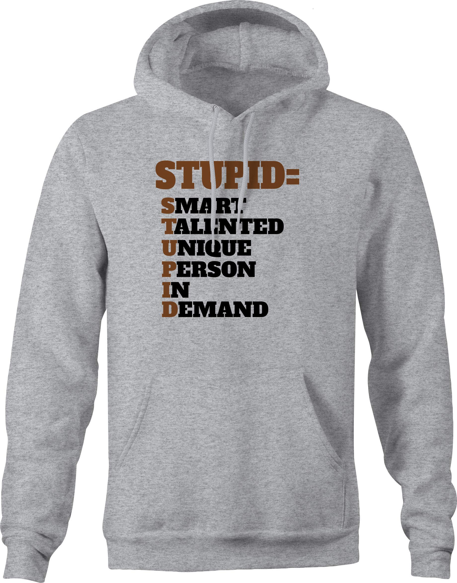 Stylish Unique Funny Hoodie for Men - Large Gray - Perfect for Casual Wear, Gifts & Everyday Comfort