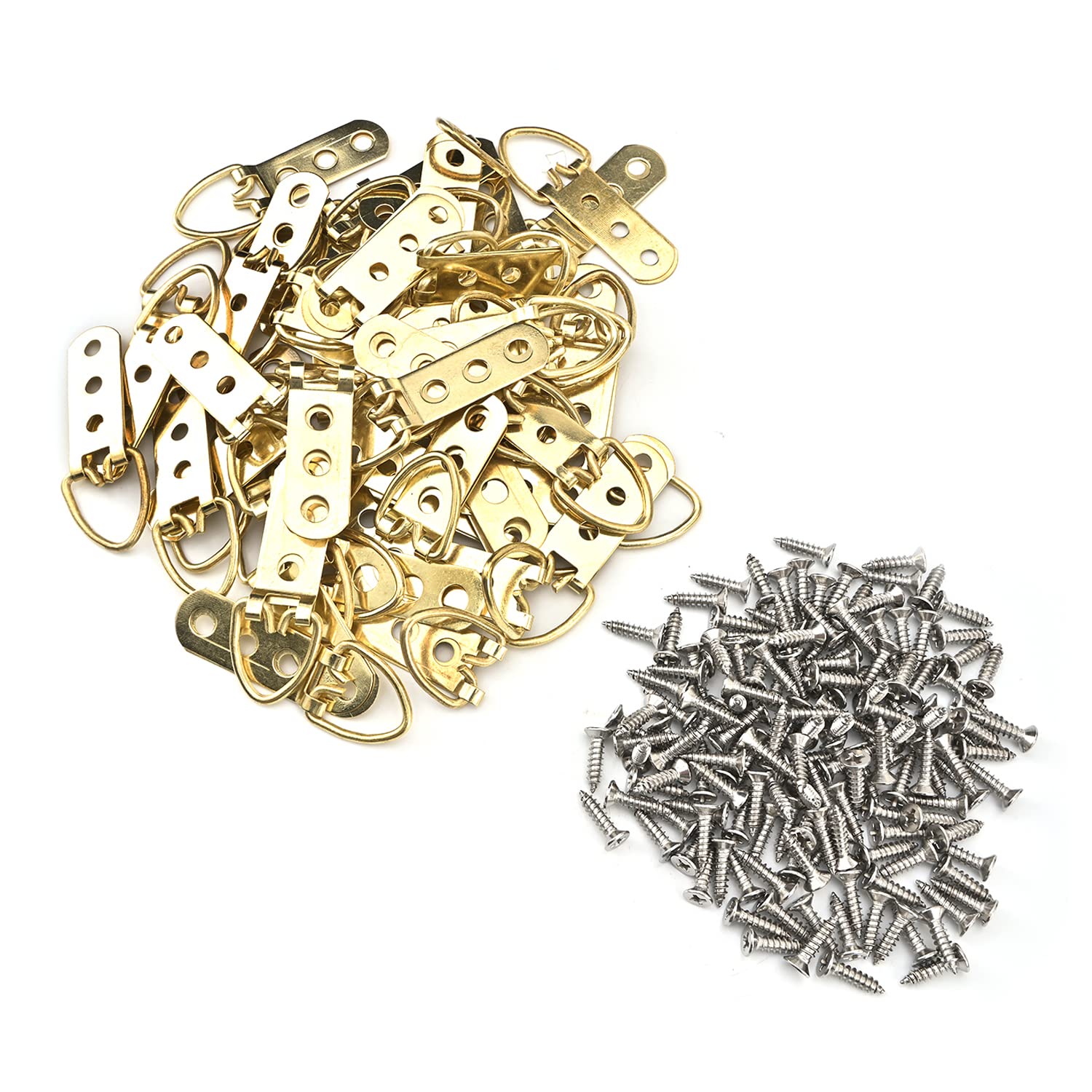 Gold Picture Frame Hooks 50PCS - 2.52