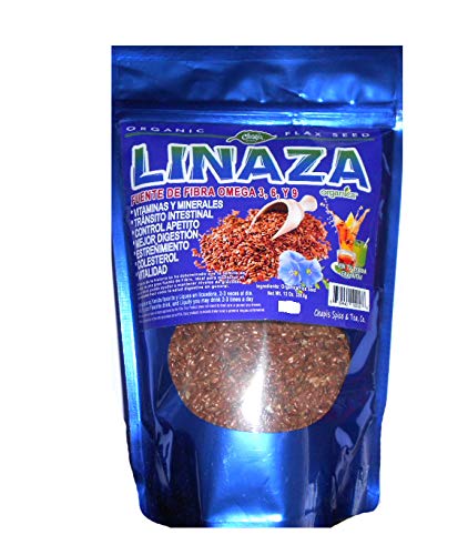 Organic Flax Seeds - 12oz (339g) | Non-GMO, Gluten-Free Superfood for Smoothies, Baking & Healthy Recipes