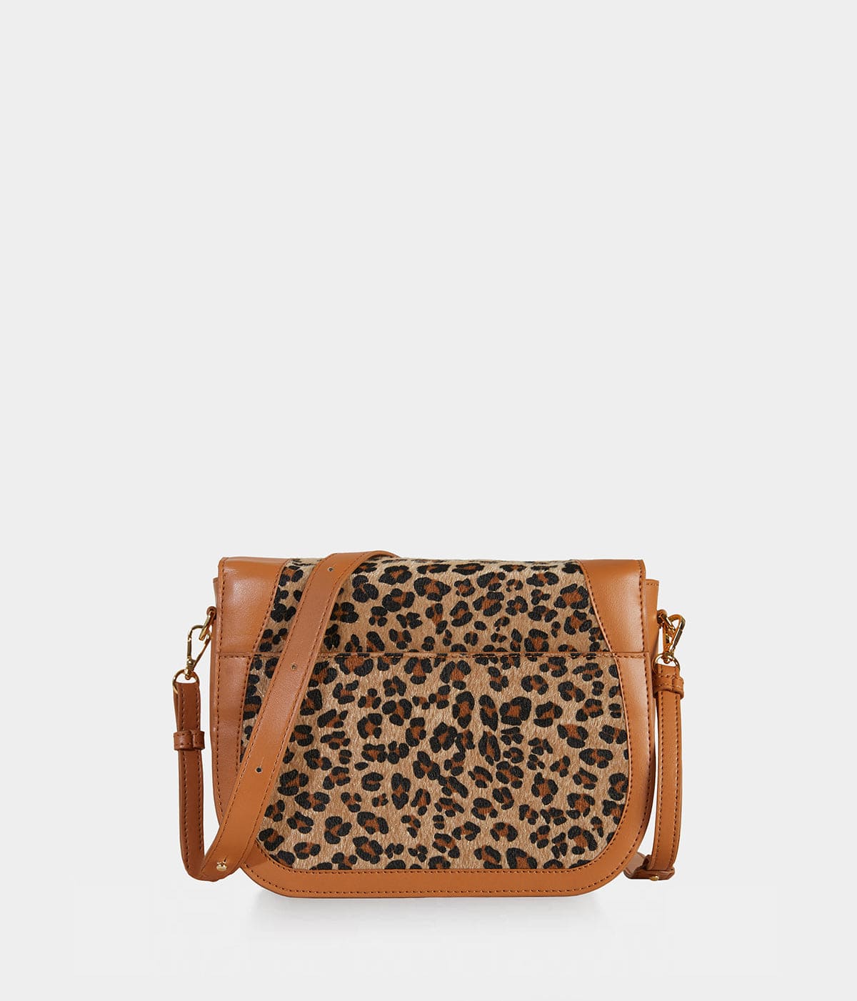 Vegan Leather Crossbody Bag for Women | Marilyn Amazon Apple Skin Faux Leather Purse | Leopard Print Handbag for Casual Outings, Shopping & Travel