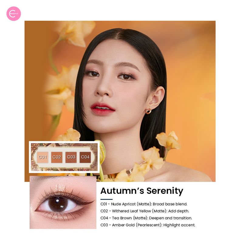 LANSUR Twilight Seasons Eyeshadow Palette Set - 12 Highly Pigmented Matte & Shimmer Shades for Day & Night Makeup Looks | Perfect for Parties, Weddings & Special Occasions