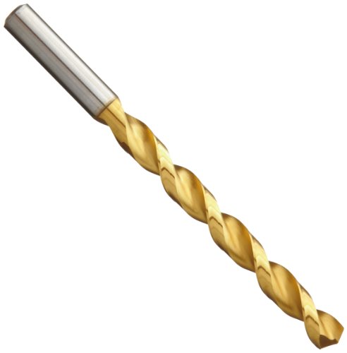 TiN Coated QC21G High Speed Steel Jobber Drill Bit - 1