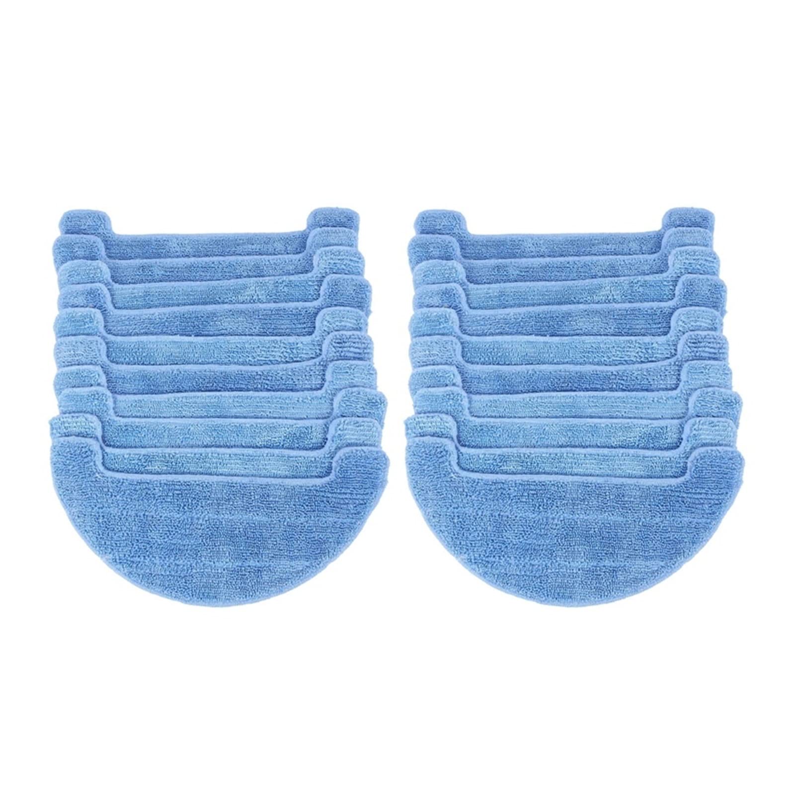 UVIYO 20-Piece Vacuum Cleaner Replacement Mop Pads - Compatible with Chuwi & iLife A4 Robot Vacuums (Blue) | High-Absorption Cleaning Cloths for Hardwood Floors & Pet Hair Removal