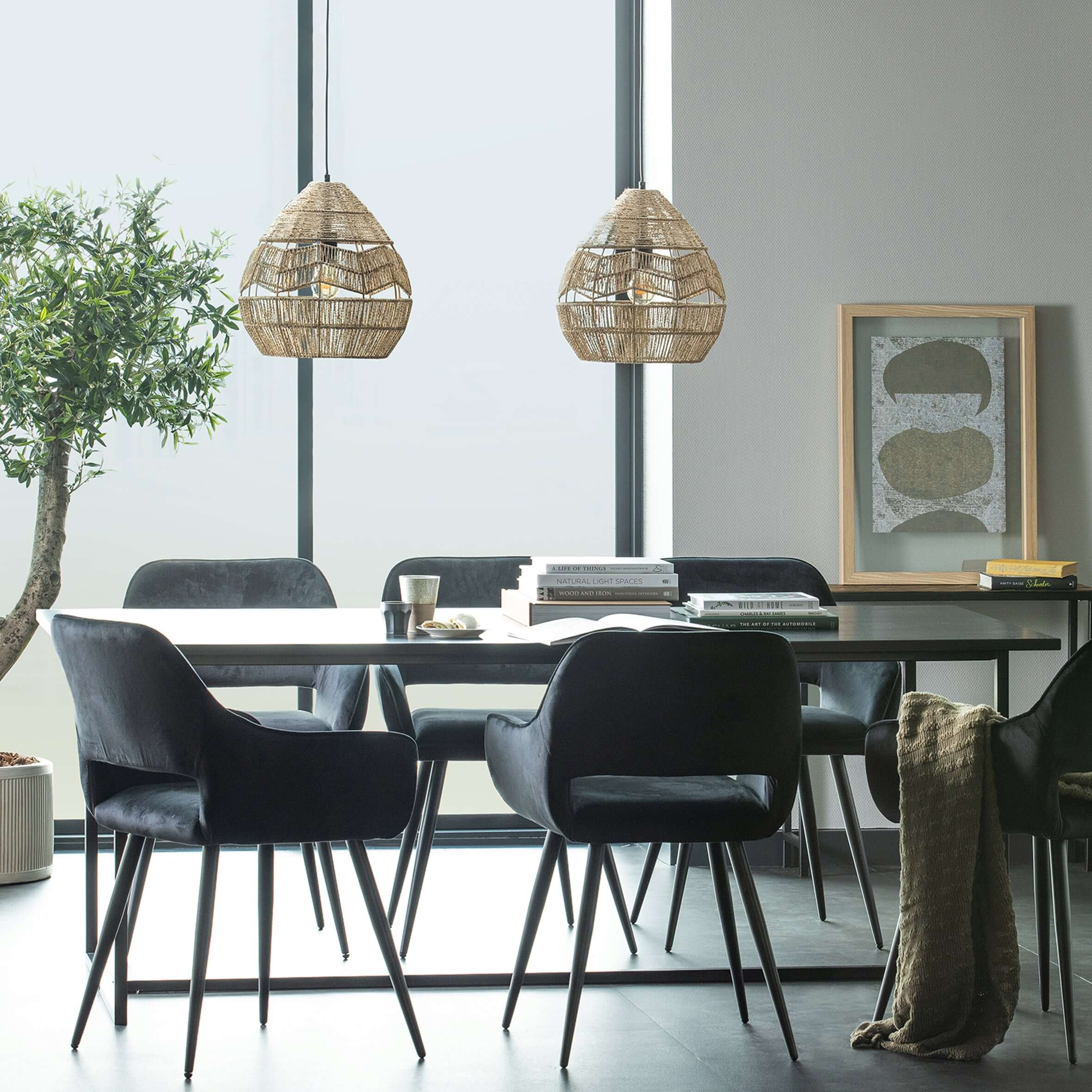 Adelaide Pendant Light - Modern Glass Ceiling Lamp for Dining Room, Kitchen, Living Room | Elegant Hanging Light Fixture with Adjustable Cord | Perfect for Home Decor & Interior Design