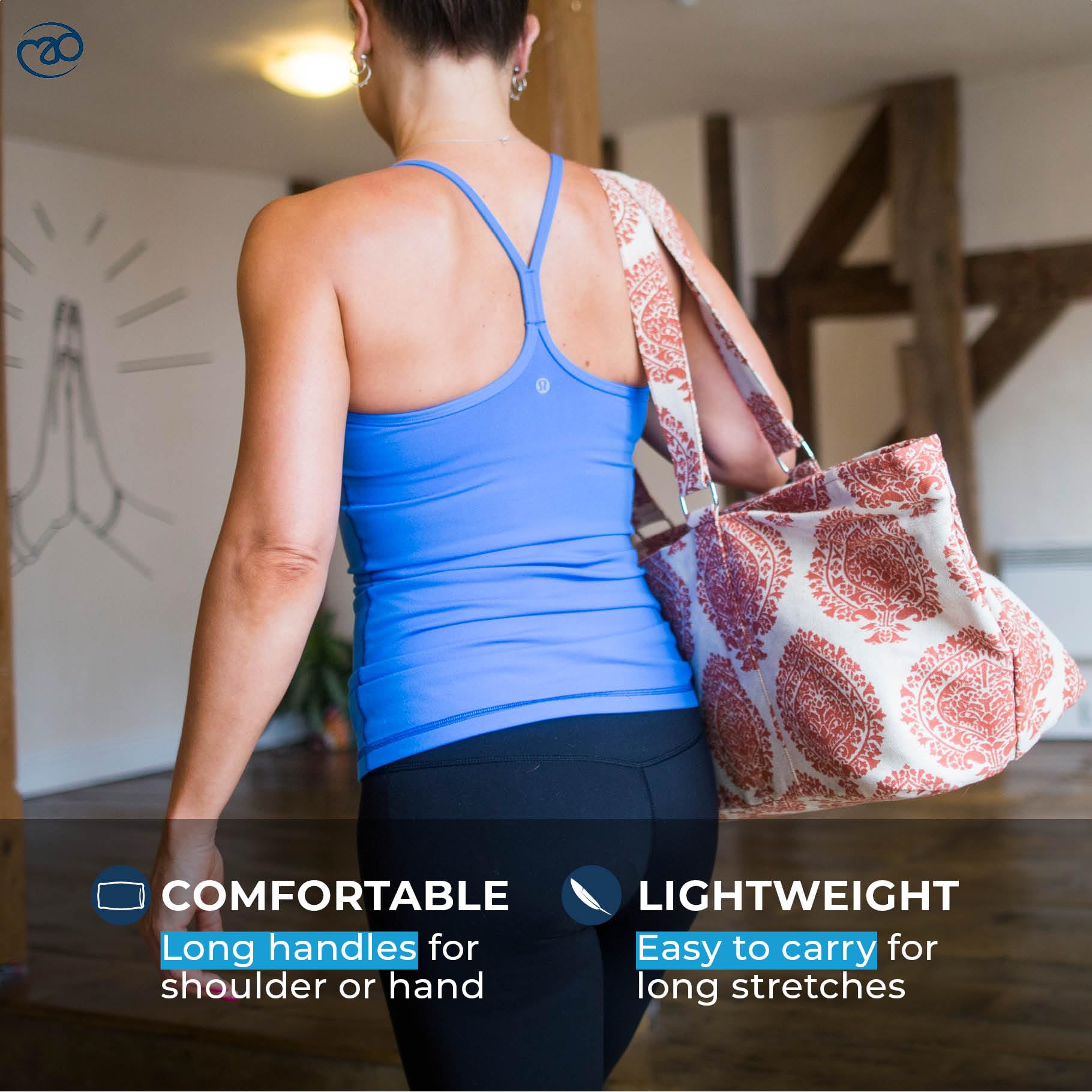 Large Yoga Mat Bag with Full Zip - Unisex Carrier for Gym & Pilates