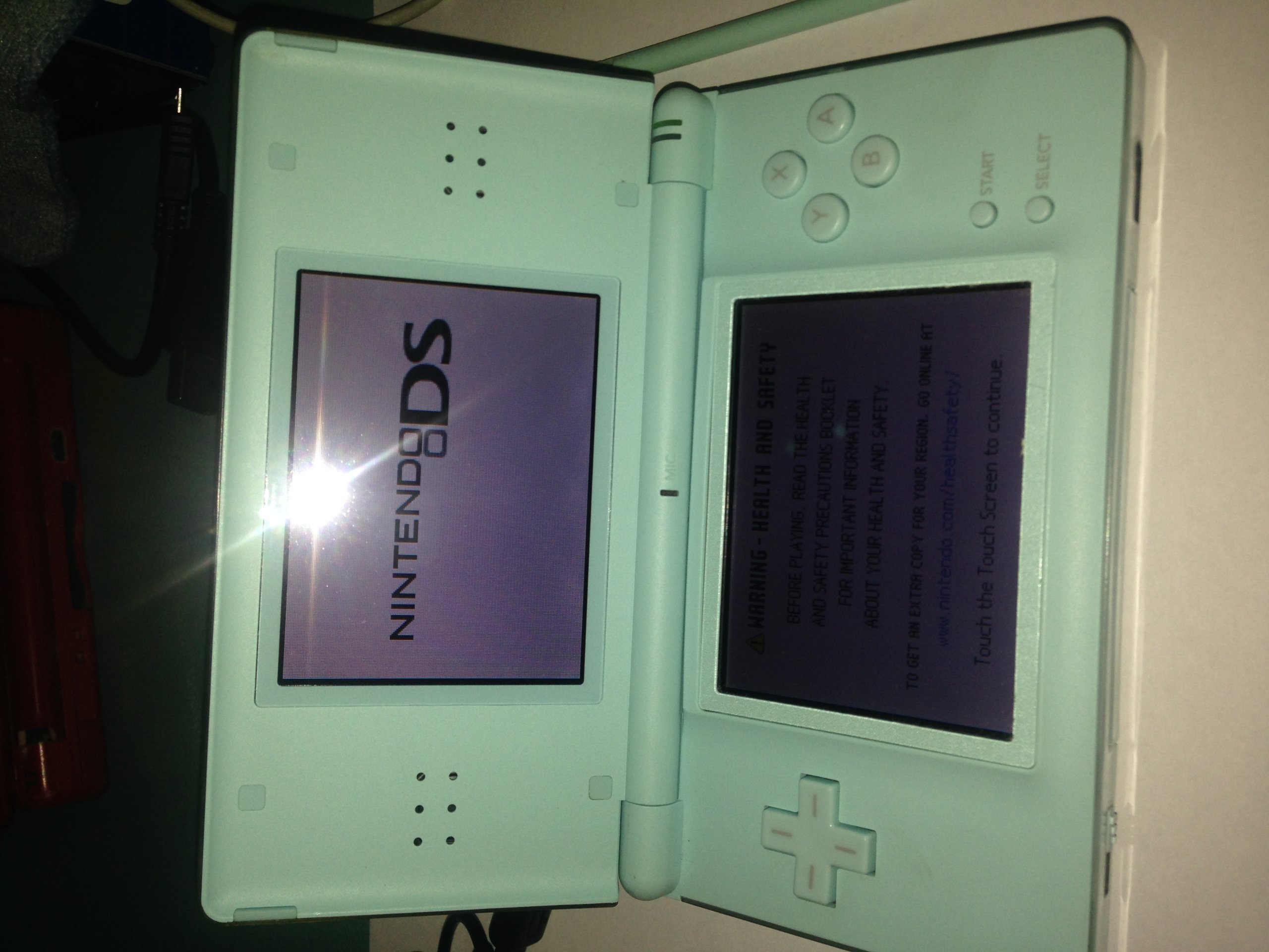 Nintendo DS Lite Handheld Gaming Console - Turquoise Blue | Portable Dual-Screen System for Kids & Adults | Perfect for Travel, Commuting & Home Entertainment