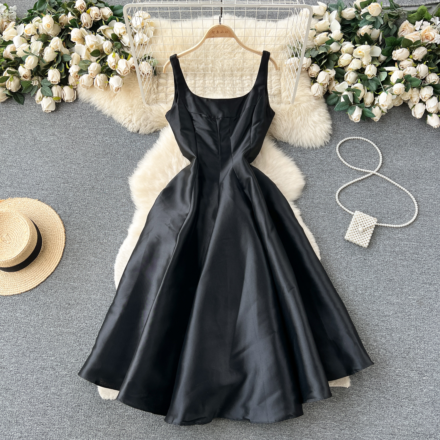 French Style Sleeveless Vest Dress for Women - Summer Elegant Homecoming Dress 1231 | Perfect for Weddings, Parties & Casual Outings