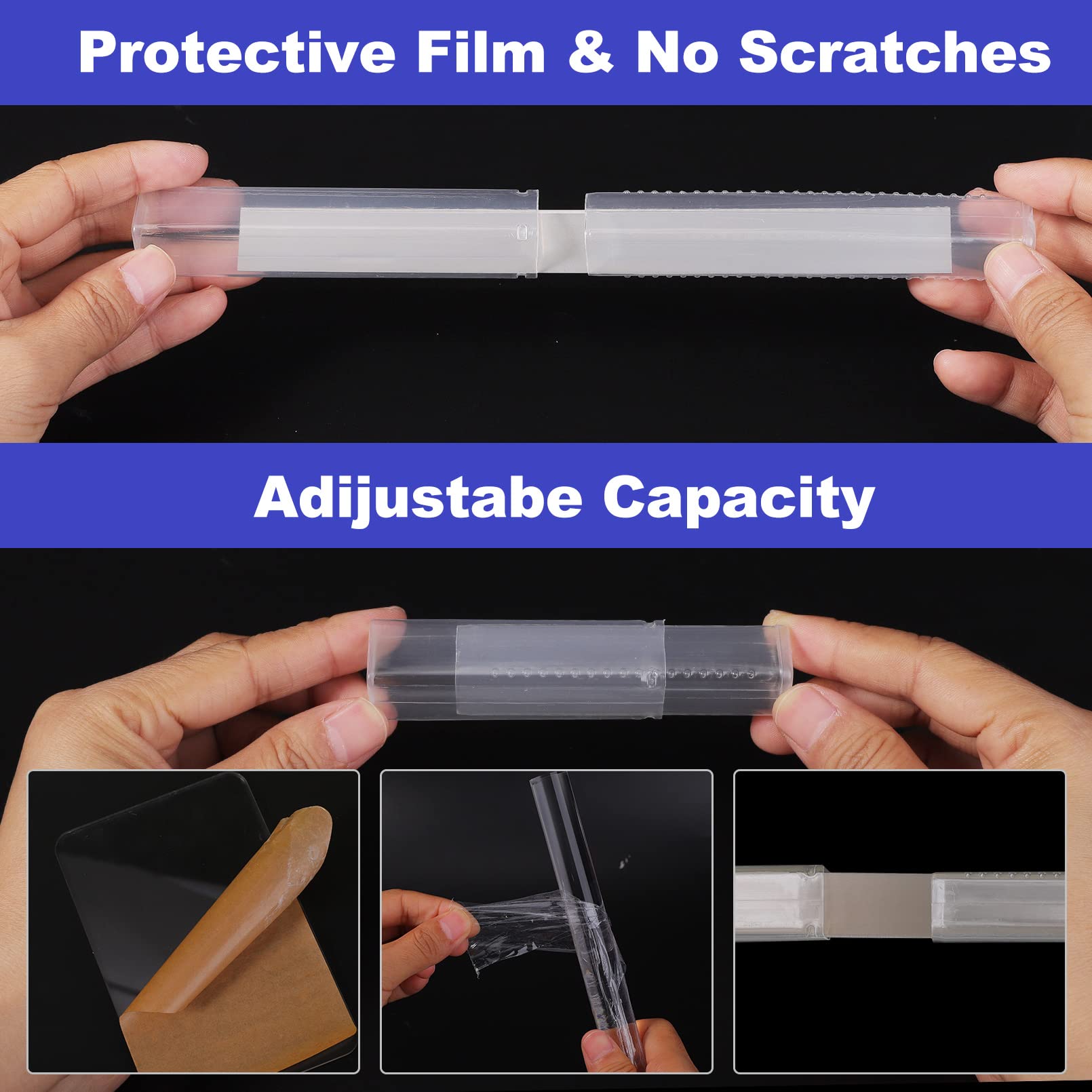 9PCS Acrylic Clay Roller Set - 2 Acrylic Sheet Backing Boards, 2 Solid Acrylic Rollers, 4 Polymer Clay Blades, 1 Wavy Blade - Professional Polymer Clay Tools for DIY Shaping, Slicing, Sculpting & Modeling - Perfect for Jewelry Making, Pottery, Arts & Crafts Projects