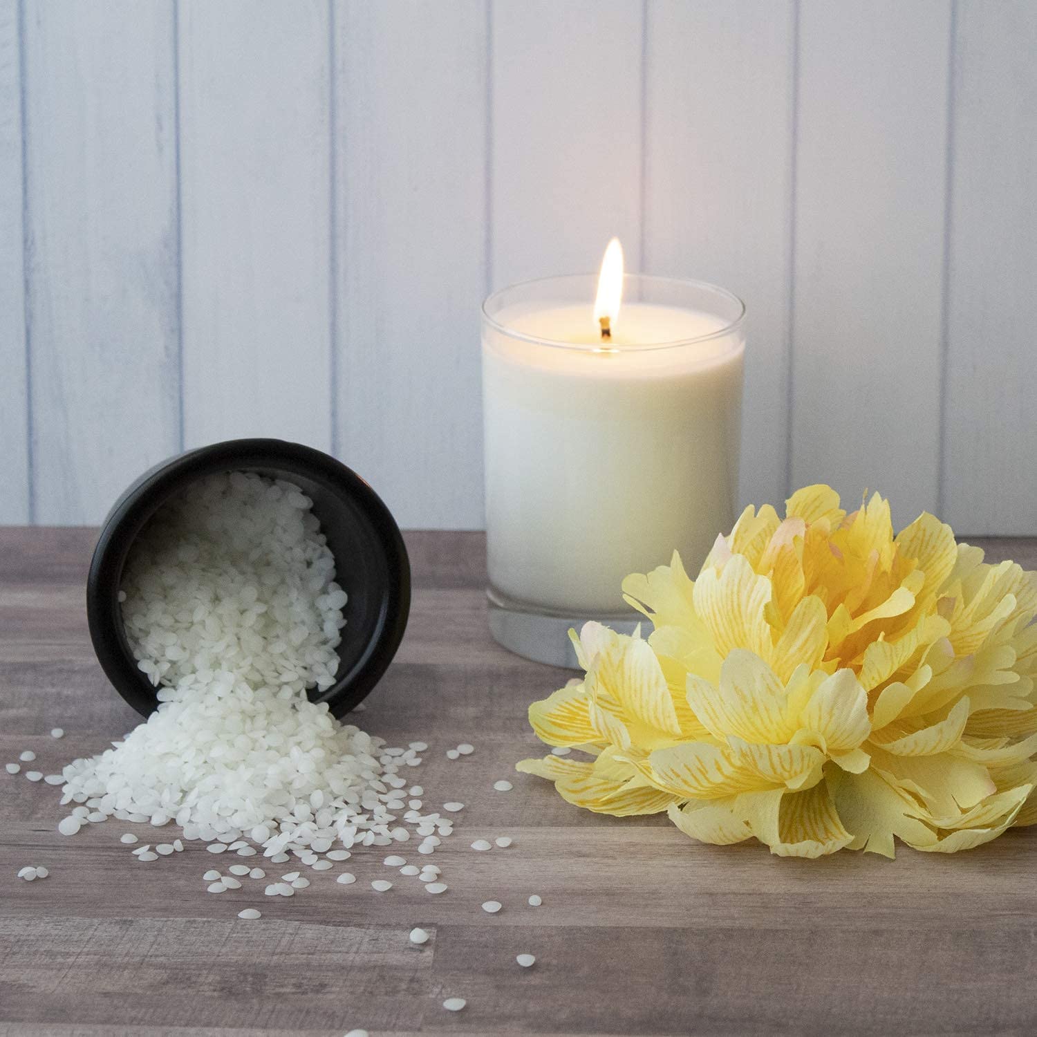 Millennium Wax - 25 lb Bag of Natural Soy Wax for Candle Making | Premium Eco-Friendly Candle Wax for DIY Candles, Wax Melts, and Home Fragrance | Perfect for Aromatherapy, Gifts, and Relaxation