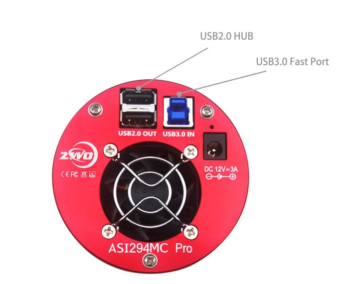 ASI294MC Pro Color Astronomy Camera - High Sensitivity Deep Space Imaging for Astrophotography & Night Sky Observation