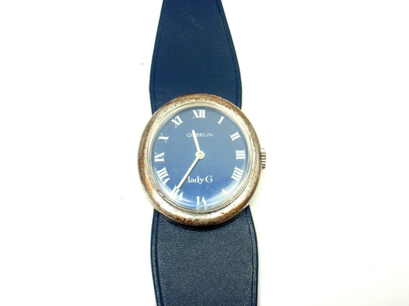 Vintage Gubelin Lady G Manual Wind Sterling Silver Ladies Watch - Elegant Retro Timepiece for Collectors & Special Occasions
