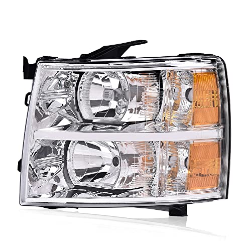 Clear lens Chrome Housing Left