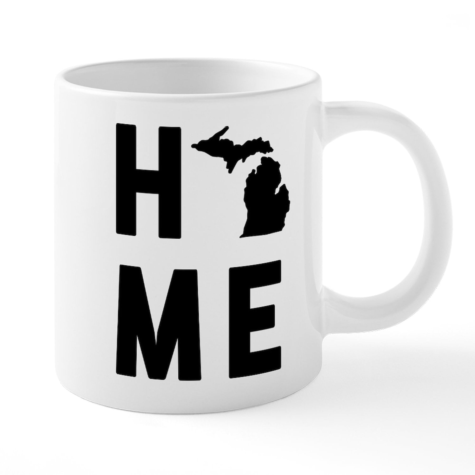 Michigan Home 20 oz Ceramic Coffee Mega Mug - Large Insulated Travel Tumbler for Hot & Cold Drinks - Perfect for Office, Camping, Road Trips & Gifts