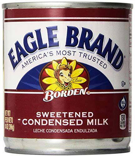 Eagle Brand Sweetened Condensed Milk 14oz (6-Pack) - Perfect for Baking, Desserts & Coffee - 2 Sets Included