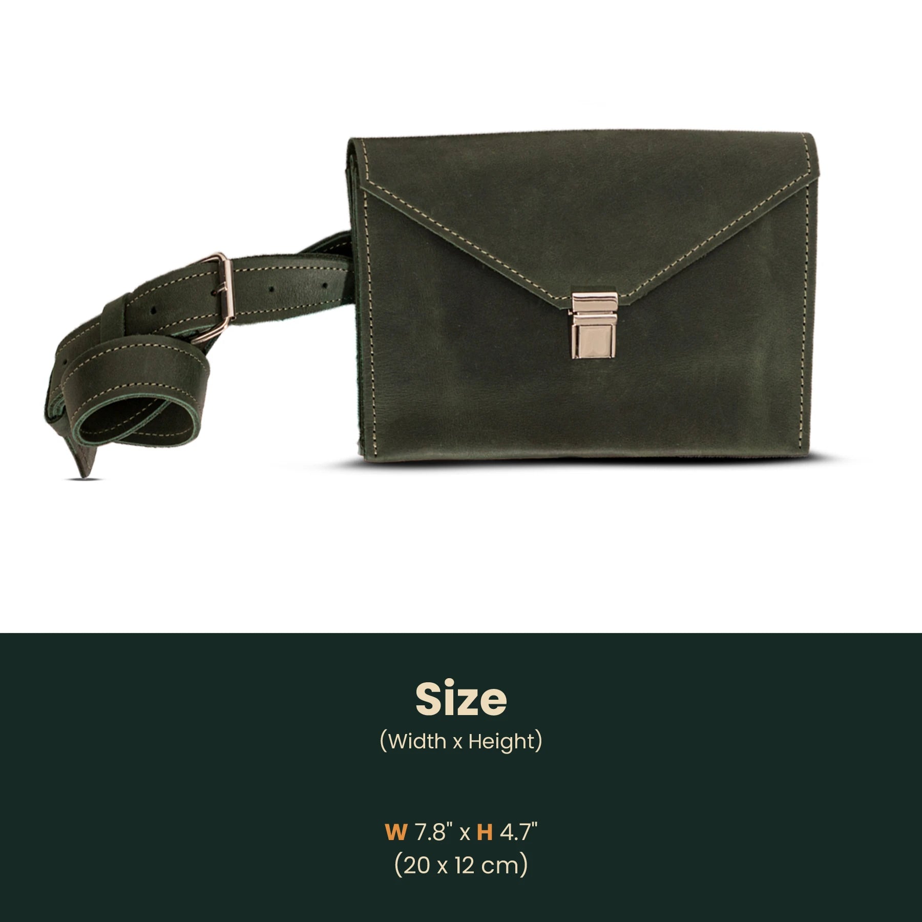 Premium Leather Belt Wallet for Men - RFID Blocking & Slim Bifold Design - Perfect for Travel, Daily Use & Outdoor Adventures