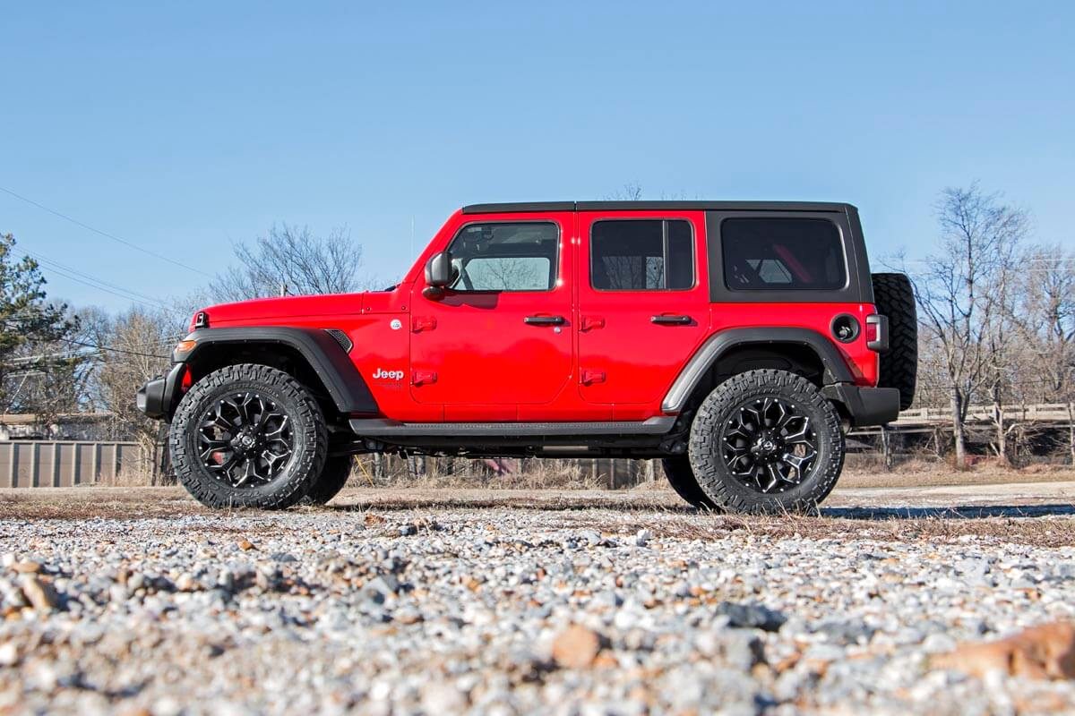 2.5 Inch Lift Kit for Jeep Wrangler Unlimited 4WD (2018-2023) - Heavy Duty Coil Springs | M1 Series | Part# 67740 | Off-Road Suspension Upgrade for Better Ground Clearance & Performance