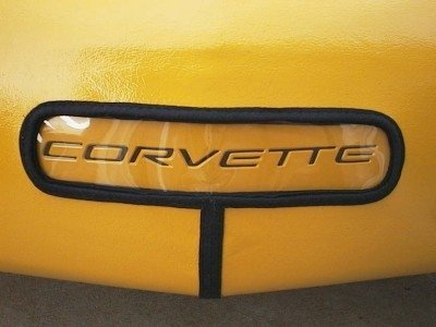 C5 Corvette Front Bumper Decal Stickers 97-04 Silver - Custom Car Accessories