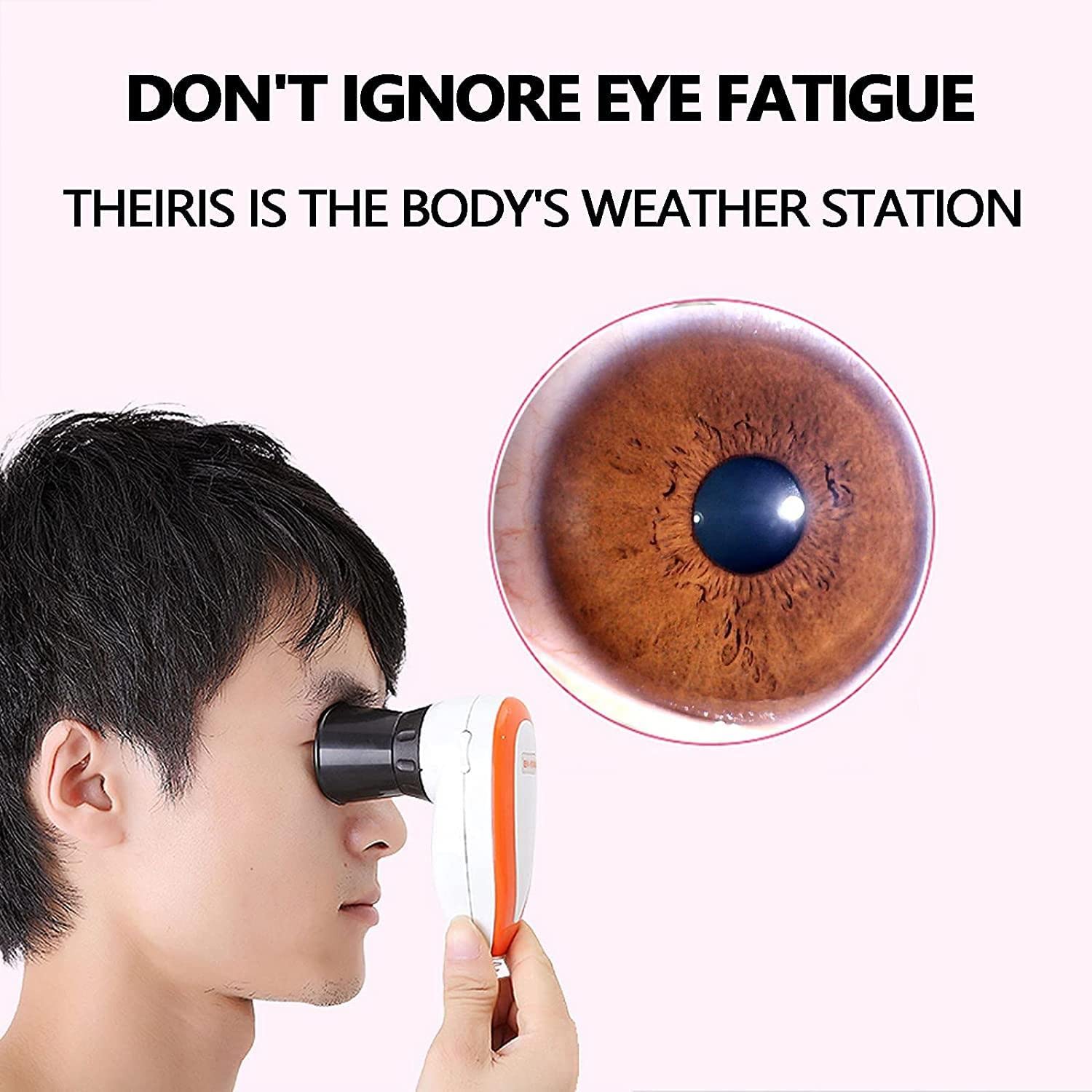 5.0MP USB Iridology Camera with Pro Iris Analysis Software - HD 30x Lens Iris Magnifier for Eye Health Diagnosis | Perfect for Naturopaths, Holistic Practitioners & Eye Care Professionals