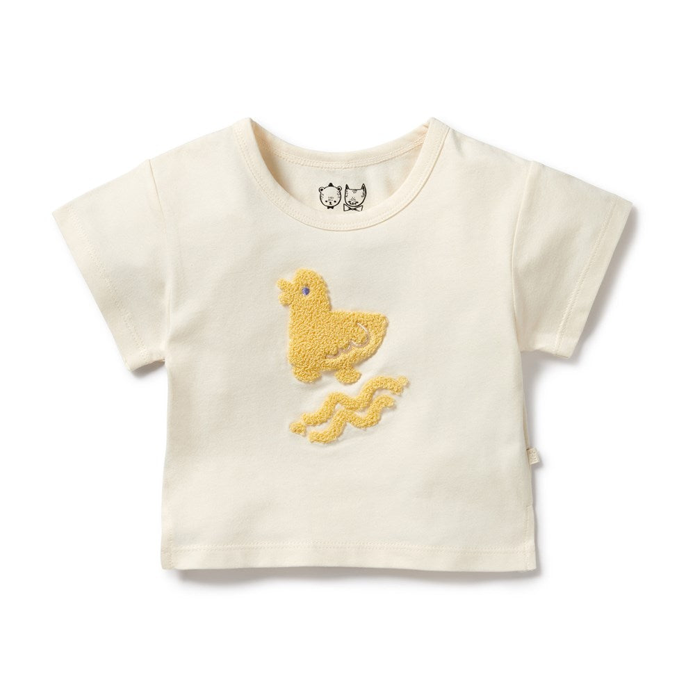 Organic Cotton Duck Print T-Shirt for Men & Women - Eco-Friendly Casual Tee for Everyday Wear, Outdoor Activities, and Gifts