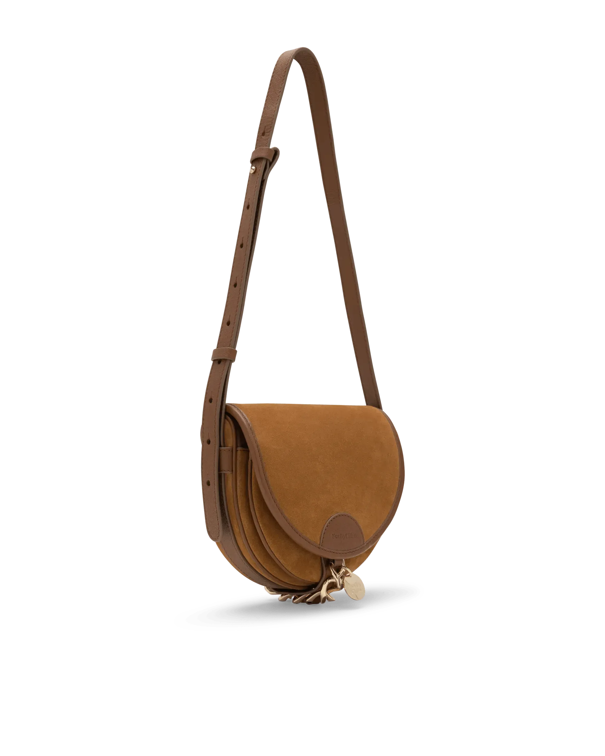 Mara Small Saddle Bag for Women - Genuine Leather Crossbody Purse with Adjustable Strap | Perfect for Everyday Use, Travel & Casual Outings