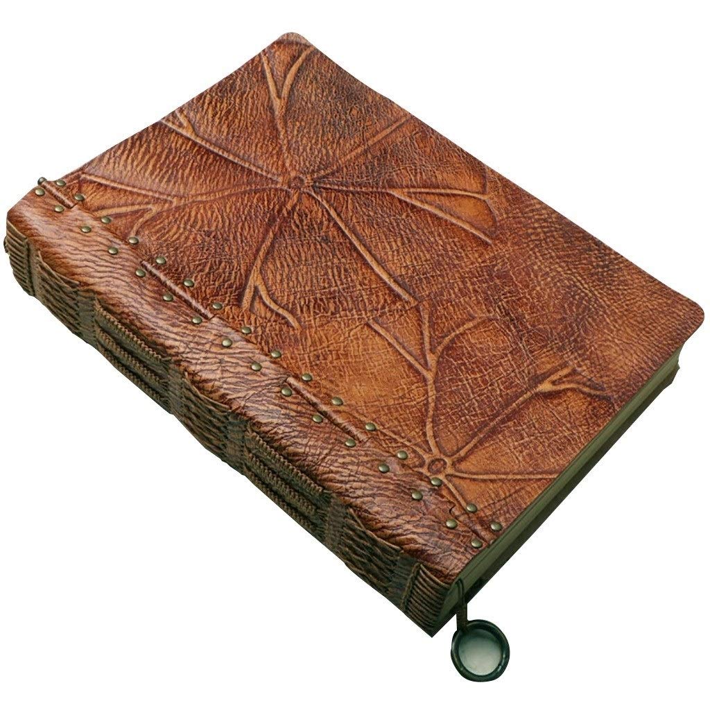 Antique Embossed Leather Hardcover Journal - A4 Lined Notebook for Writing, Sketching & Creative Diary | Handmade Thick Paper Notepad | Perfect for Journaling, Note Taking & Gift Giving (Color: 1)