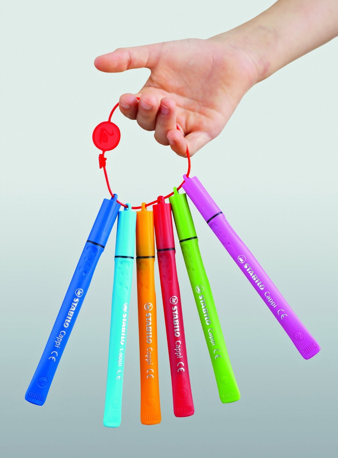 STABILO Cappi Wallet of 18 Felt-Tip Pens - Vibrant Colors for Journaling, Note Taking & Art Projects - Perfect for Students, Office & Creative Work