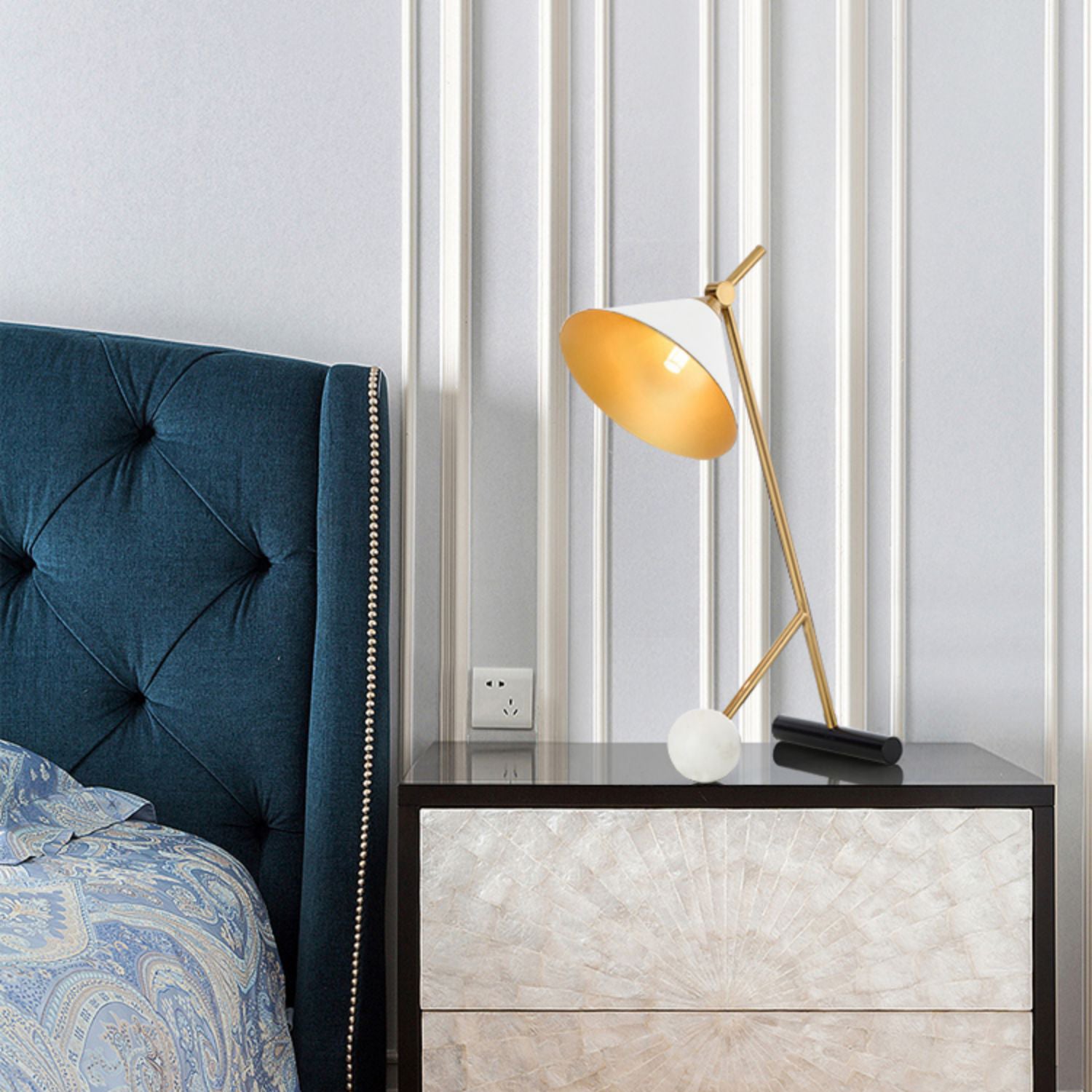 Cleo Table Lamp - Modern LED Desk Light for Home Office, Bedroom & Living Room | Energy-Efficient & Stylish Lighting Solution