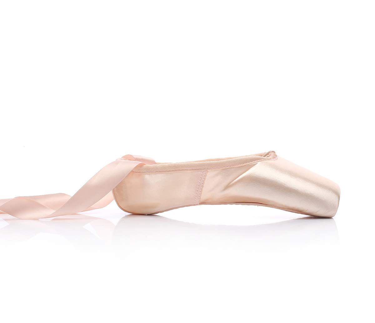 Professional Ballet Pointe Shoes for Girls & Women - Satin Dance Toe Shoes with Comfortable Slippers - Perfect for Ballet Classes, Performances & Dance Practice